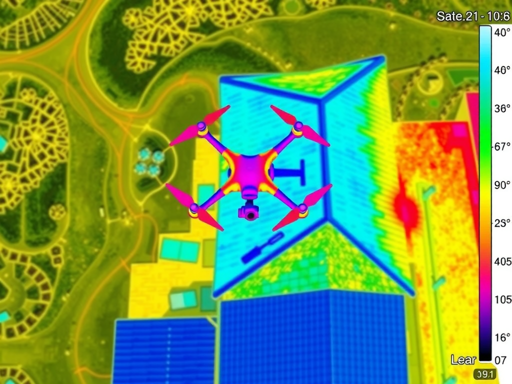 Thermal Imaging Inspection UAV Unique Drone Roof Inspections With Infrared Insight