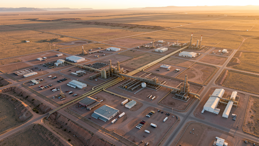 Aerial view of Artesia, NM showing the local landscape and terrain relevant to drone survey operations