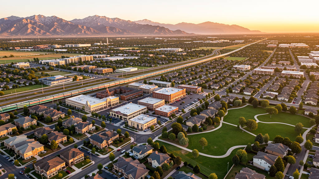 Aerial view of Arvada, CO showing the local landscape and terrain relevant to drone survey operations