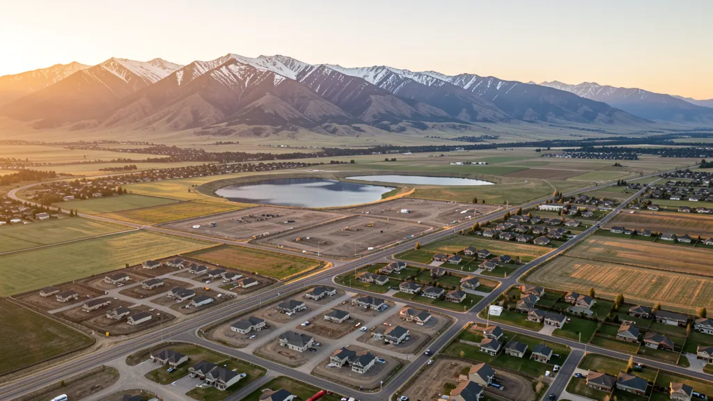 Aerial view of Heber, UT showing the local landscape and terrain relevant to aerial imaging operations