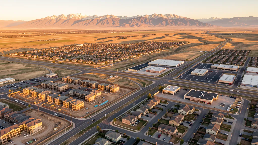 Aerial view of Kaysville, UT showing the local landscape and terrain relevant to aerial imaging operations