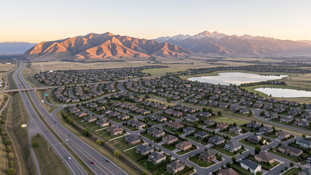 Aerial view of Ken Caryl, CO showing the local landscape and terrain relevant to drone survey operations