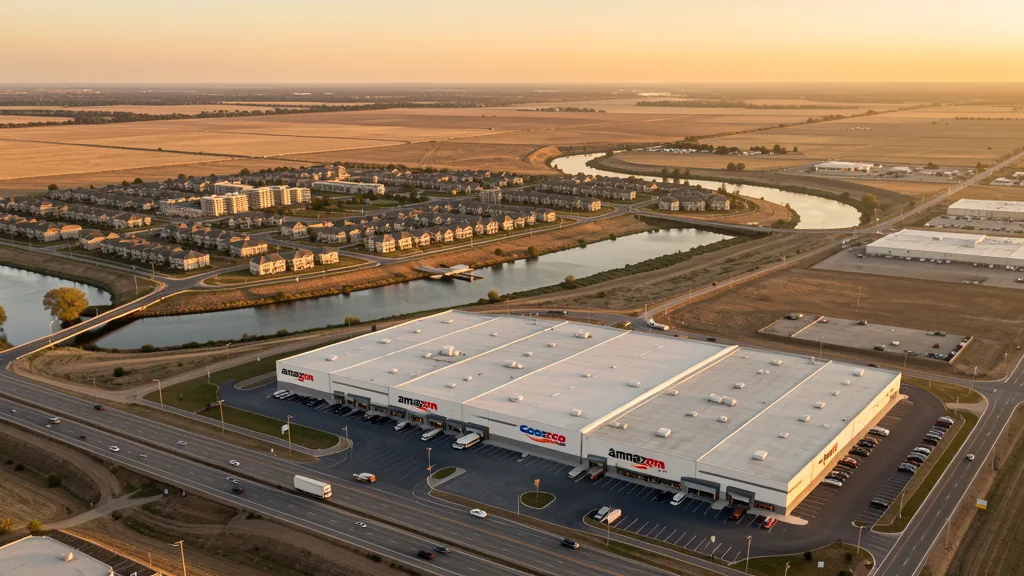 Aerial view of Lathrop, CA showing the local landscape and terrain relevant to drone survey operations