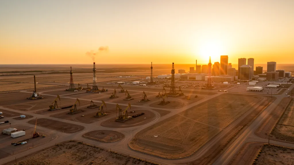 Aerial view of Midland, TX showing the local landscape and terrain relevant to aerial imaging operations