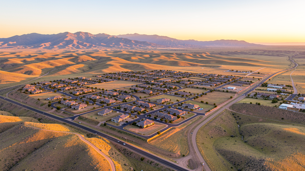 Aerial view of Prescott Valley, AZ showing the local landscape and terrain relevant to drone survey operations