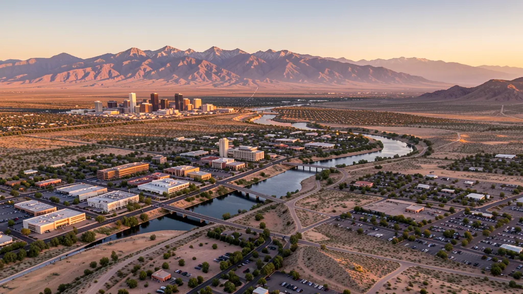 Aerial view of Reno, NV showing the local landscape and terrain relevant to aerial imaging operations