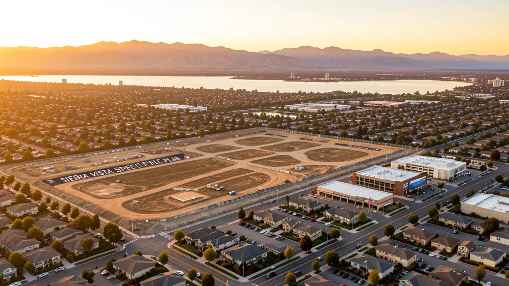 Aerial view of Roseville, CA showing the local landscape and terrain relevant to drone survey operations