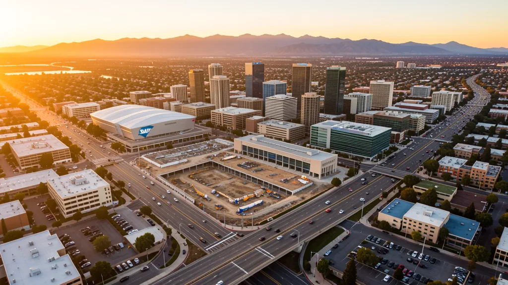 Aerial view of San Jose, CA showing the local landscape and terrain relevant to drone survey operations