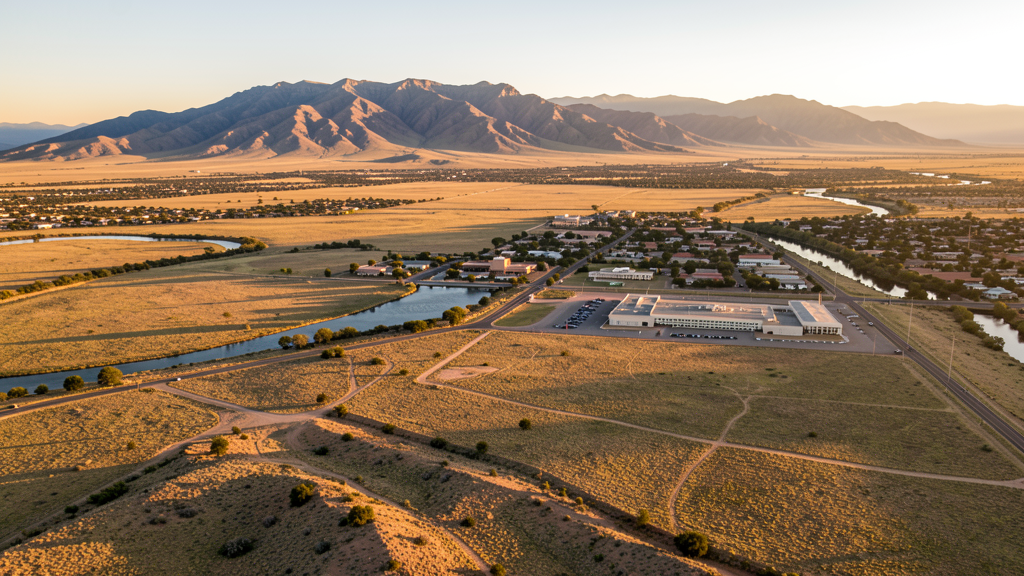 Aerial view of Sierra Vista, AZ showing the local landscape and terrain relevant to drone survey operations