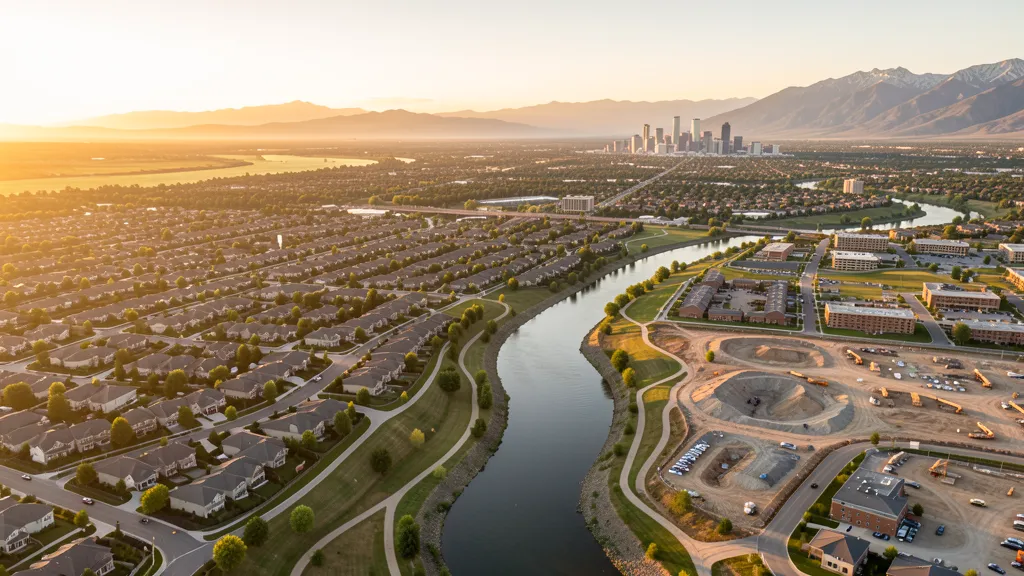 Aerial view of Thornton, CO showing the local landscape and terrain relevant to aerial imaging operations