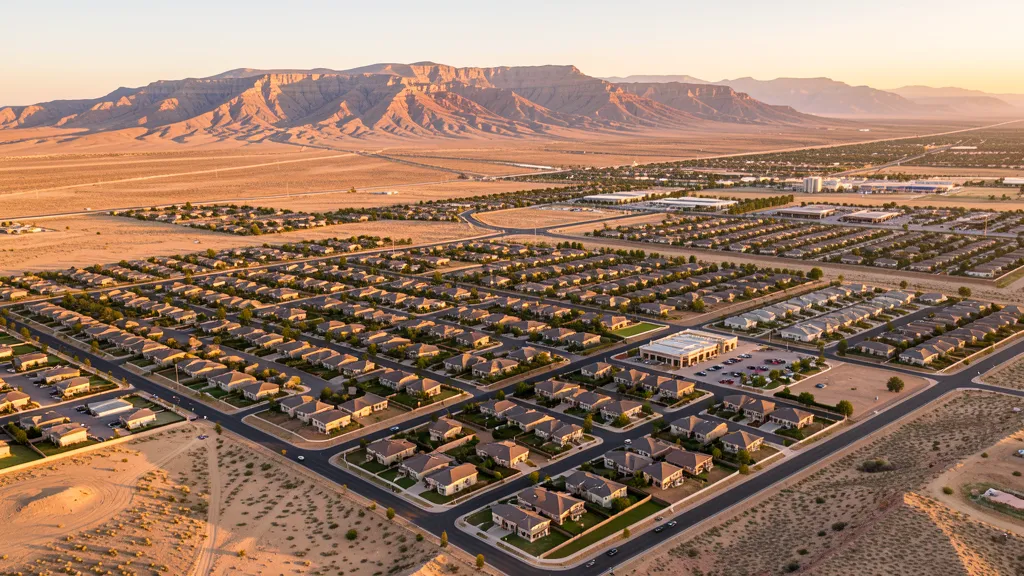 Aerial view of West Jordan, UT showing the local landscape and terrain relevant to aerial imaging operations