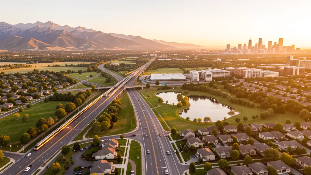 Aerial view of Westminster, CO showing the local landscape and terrain relevant to aerial imaging operations