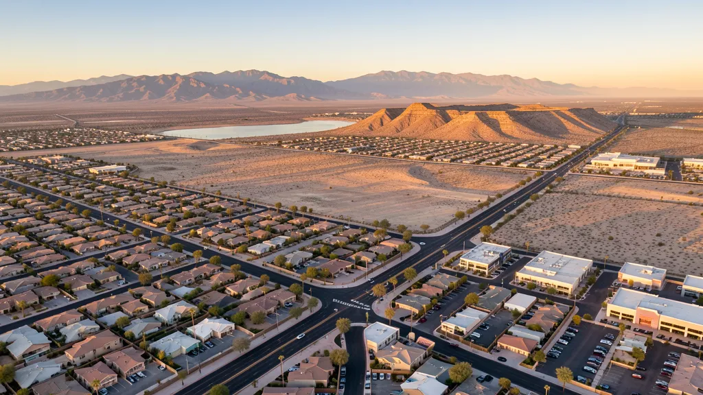 Aerial view of Whitney, NV showing the local landscape and terrain relevant to aerial imaging operations